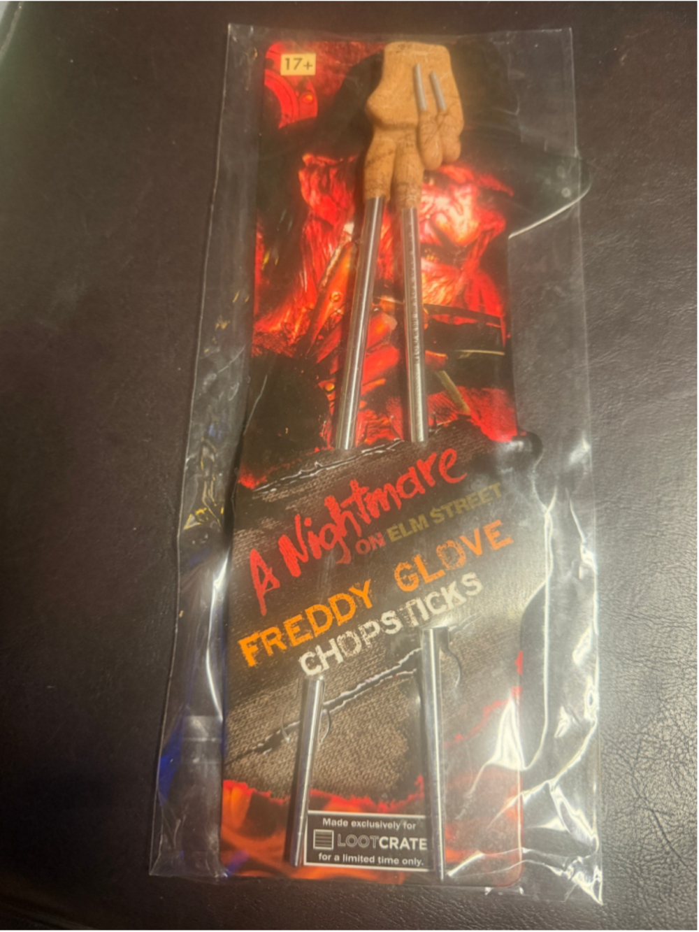 Loot Crate Exclusive Nightmare On Elm Street Freddy Krueger Glove Chopsticks
